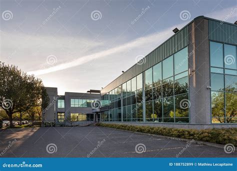 Small Business Building Exterior Stock Image - Image of clear ...