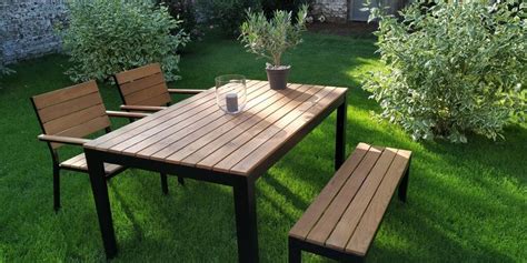 IKEA outdoor dining table set gets real wood - IKEA Hackers | Outdoor dining table setting, Ikea ...