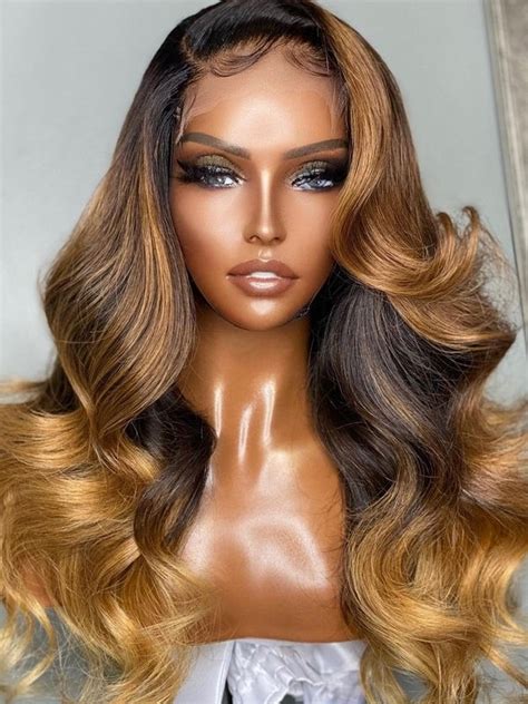 YSwigs Body Wave HD Lace Full Lace Front Wigs Human Hair For Black ...