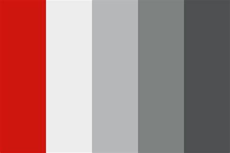 RED-GRAY | Grey color palette, Red colour palette, Paint colors for ...