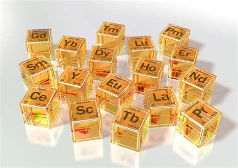 Rare Earth Elements (Metals) - List