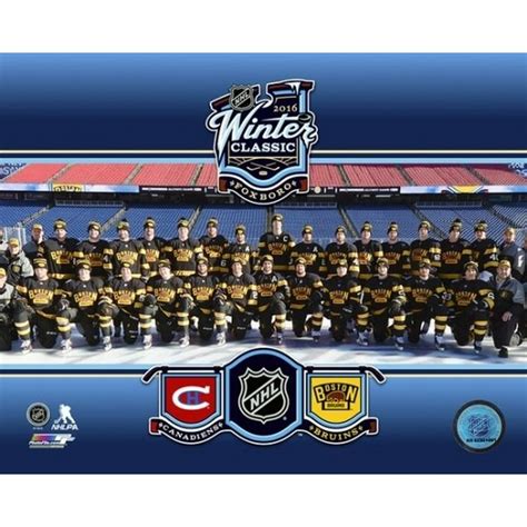 Boston Bruins Team Photo 2016 NHL Winter Classic Photo Print (11 x 14 ...