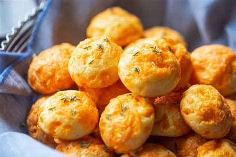 Cheese Puffs (Gougeres) -Baking a Moment