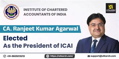 CA Ranjeet Kumar Agarwal the New President of Institute of ICAI