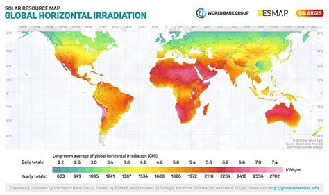 Worldwide Solar Maps | Solar Insolation & PV Potential