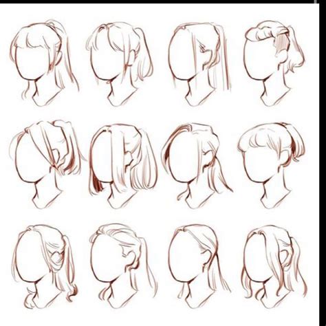 Hair Reference Drawing - Best Hairstyles Ideas for Women and Men in 2023