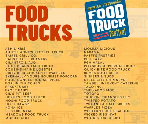 Food Trucks - Greater Pittsburgh Food Truck Festival