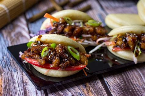 Find a recipe for Sticky Crispy Chicken Bao Buns on Trivet Recipes: A ...