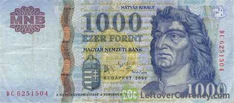 withdrawn Hungarian Forint banknotes - Exchange yours now