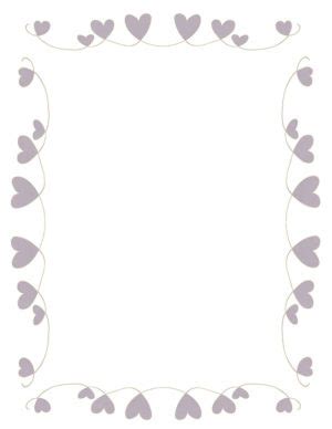 Heart Border | Create Custom Heart Border Online