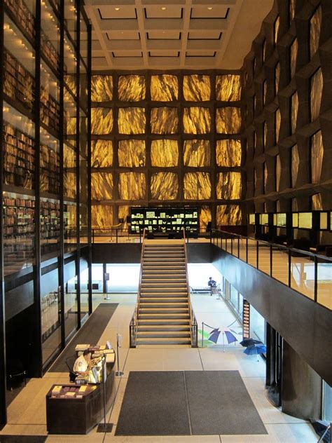 Beinecke Rare Book and Manuscript Library. Yale University. Architect Gordon Bunshaft, 1963-1964 ...