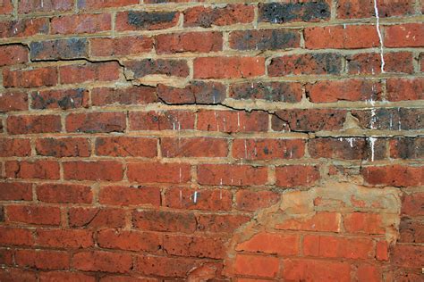 Brick Wall Cracked Free Stock Photo - Public Domain Pictures