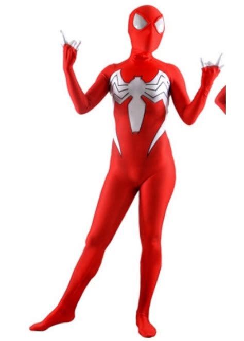 Ultimate Spider Woman Jessica Drew Costume Cosplay Bodysuit-Chaorenbuy ...