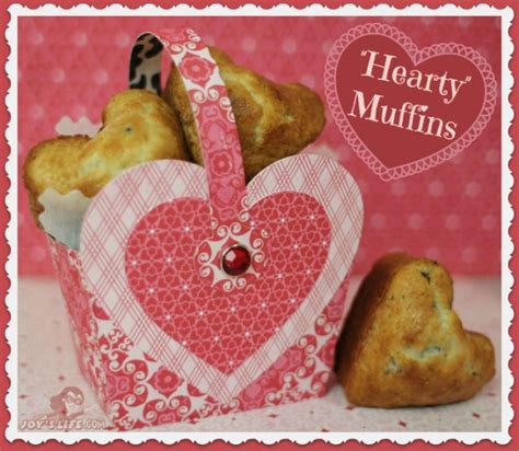 Valentine Tote and Heart Shaped Muffins - Lori Whitlock Design Team Post | Joy's Life