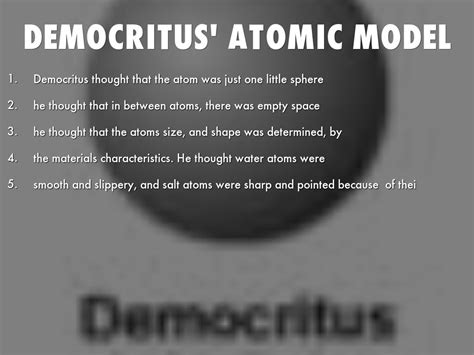 Democritus Atom Model Diagram