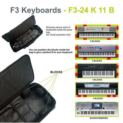 Keyboard 61-76 key Gig Bag | Keyboard 61-76 key Case | Fusion Bags ...