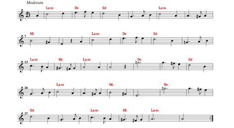 GREENSLEEVES Sheet music Guitar chords | Easy Sheet Music