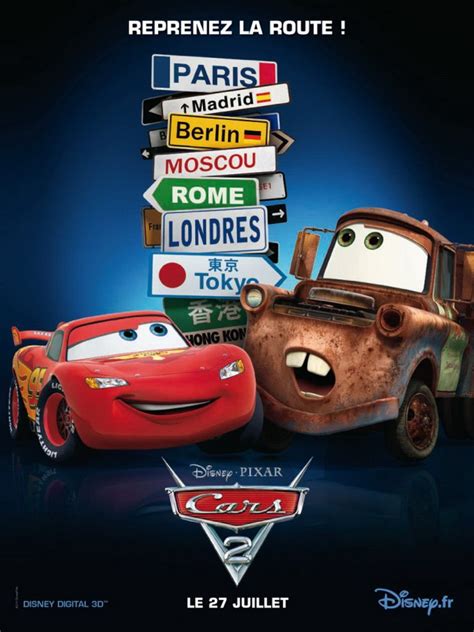 Cars 2 au JT de TF1 13h – 27 juillet « Disneycarsmania