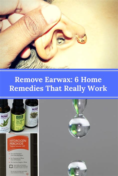 Remove Earwax: 6 Home Remedies That Really Work - Home and Gardening Ideas