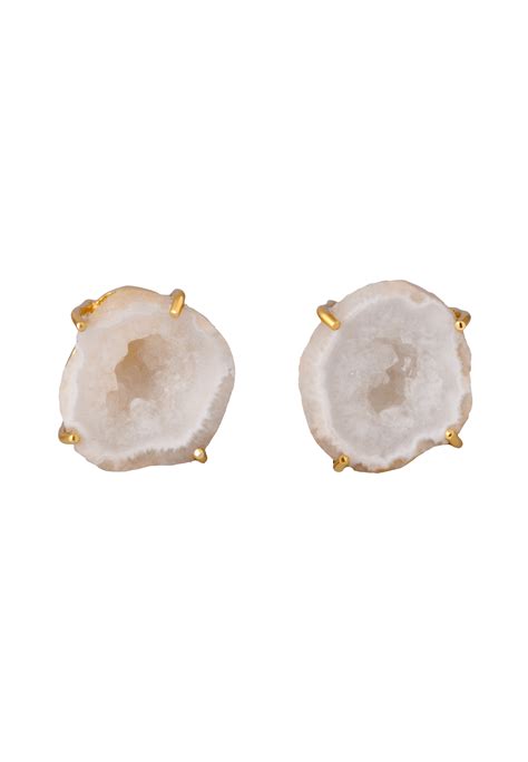 White Zeus Earrings : LAVANI Jewels