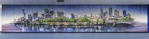 Graffiti Artist Melbourne melbourne-city-skyline-graffiti-interior-1 - Street Artist - SET IT OFF