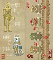 Samurai Wars Art Prints Show Star Wars Characters from Ancient Japan | Gadgetsin
