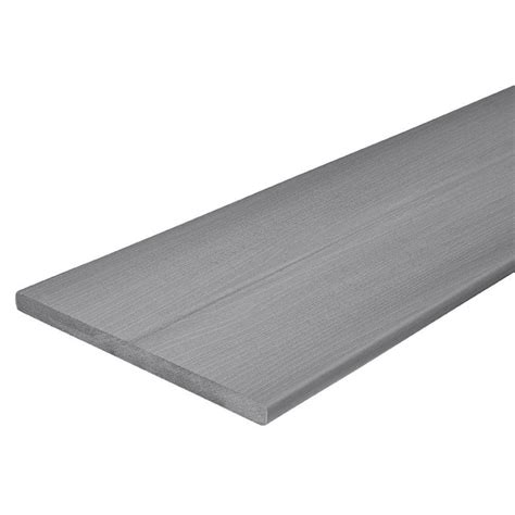 Fiberon Horizon 3/4 in. x 11-1/4 in. x 12 ft. Castle Gray Capped Fascia ...