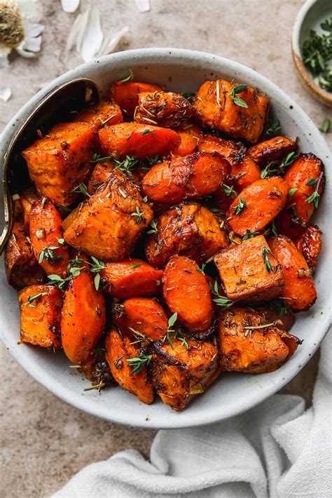 Roasted Sweet Potatoes & Carrots | Walder Wellness, RD