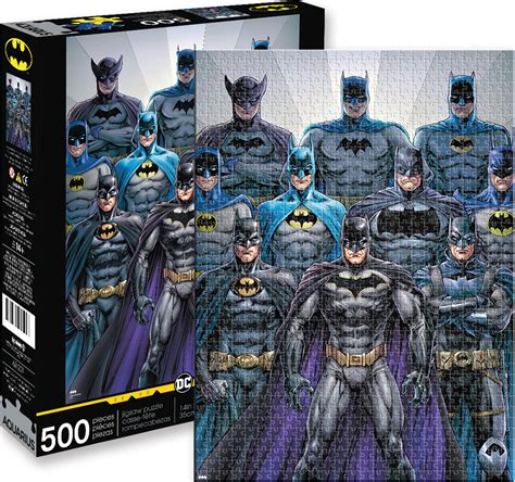 Batman Batsuits, 500 Pieces, Aquarius | Puzzle Warehouse