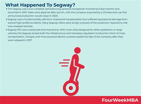 Why Did Segway Fail? What Happened To Segway - FourWeekMBA