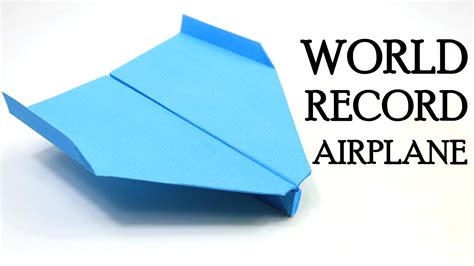 WORLD RECORD PAPER AIRPLANE : r/crafts