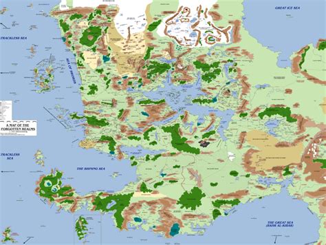 Una Nuova Mappa del Faerûn - Articoli - Dragons´ Lair