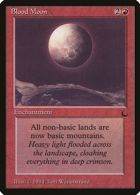 Blood Moon · The Dark (DRK) #58 · Scryfall Magic: The Gathering Search