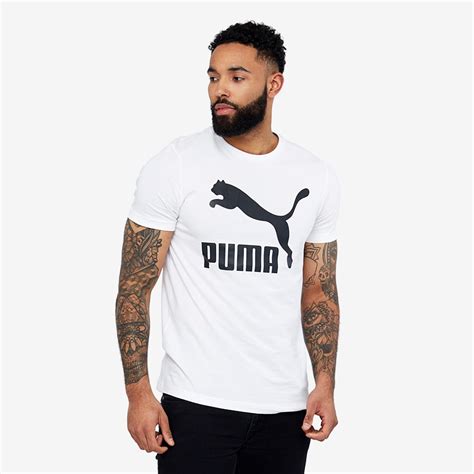 Mens Clothing - Puma Classics Logo Tee - Puma White - T-Shirts | Pro ...