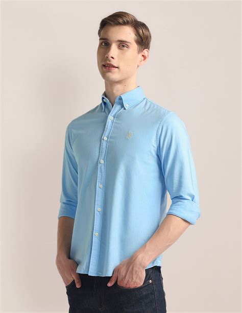 Button Down Collar Solid Shirt – U.S. Polo Assn. India