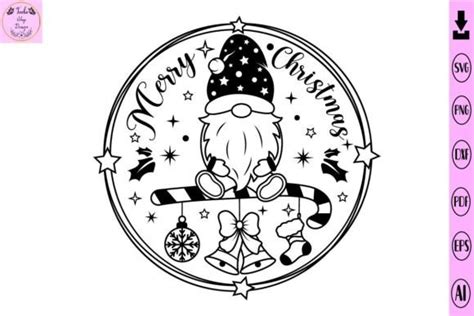 Christmas Gnome Svg Christmas Svg Graphic by Tadashop Design · Creative Fabrica