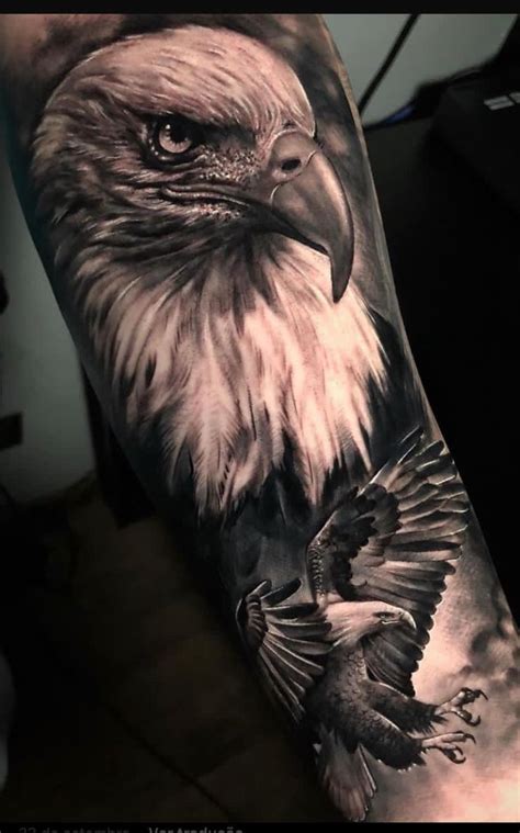 Pin on Damián | Eagle tattoo, Forearm tattoos, Forearm sleeve tattoos