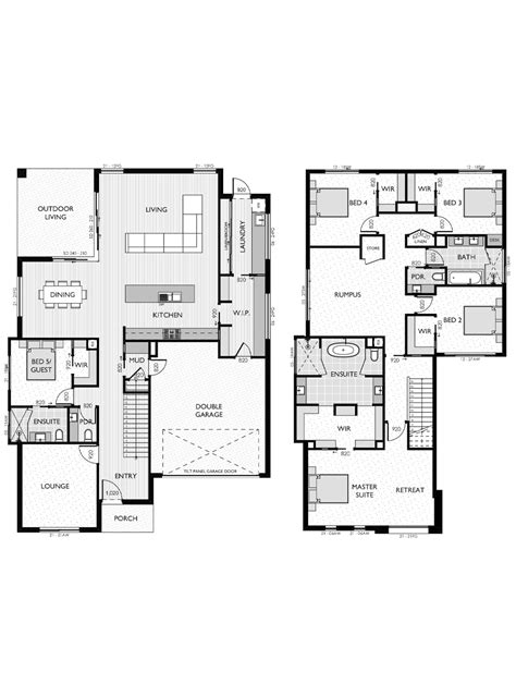 Two Storey Floor Plan Floorplans Click - vrogue.co