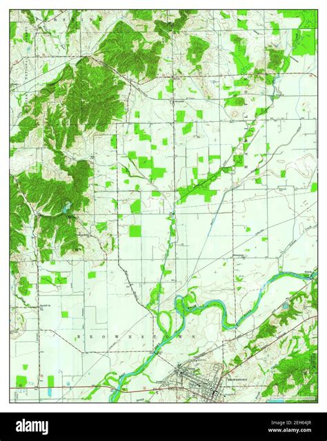 Brownstown indiana map hi-res stock photography and images - Alamy