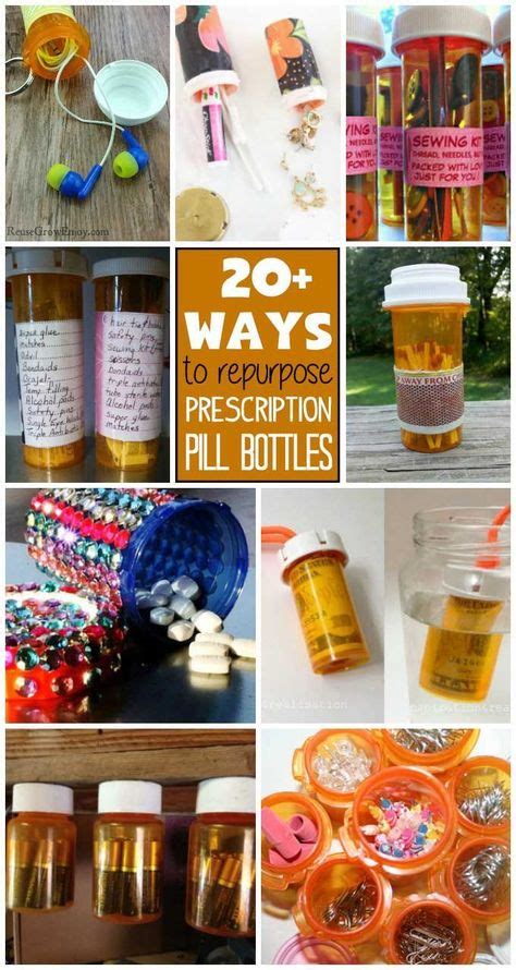 9 Best Prescription bottles images in 2020 | Prescription bottles, Pill bottle crafts, Reuse ...