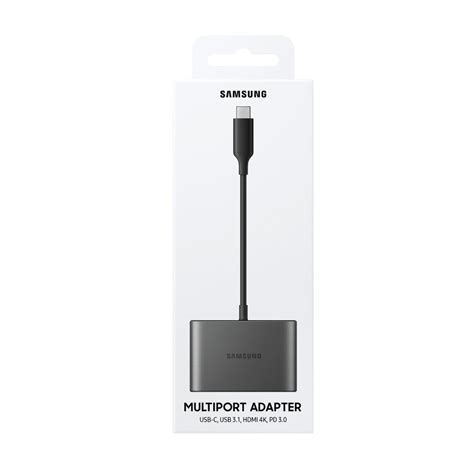 Samsung USB-C Multiport Adapter - USB-C хъб за свързване от USB-C към ...