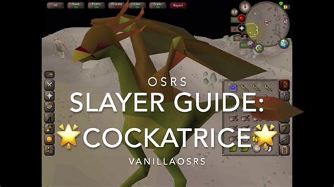 OSRS Cockatrice Slayer Task Guide - Safespot - YouTube