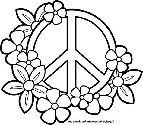 Heart Peace Sign Coloring Pages at GetColorings.com | Free printable colorings pages to print ...