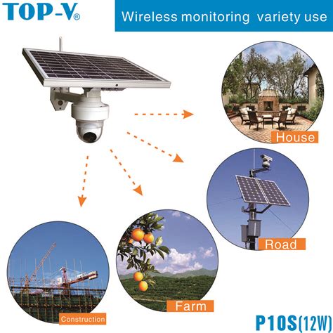 12v solar ip wireless camera for outdoor Contact information： Skype ...