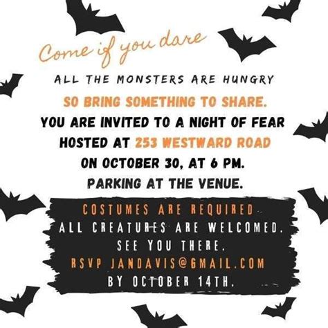 Halloween Office Party Invitation