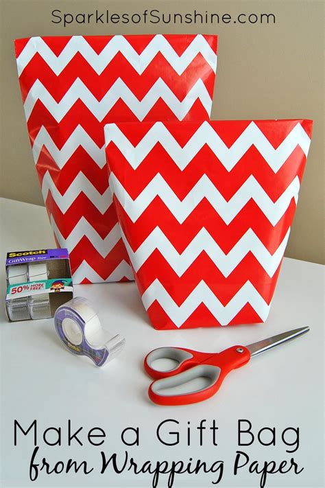 How to Make a Gift Bag from Wrapping Paper in 5 Simple Steps