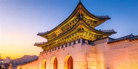 Gyeongbokgung Palace Complex in Seoul Amazing Korean Architecture of Joseon Dynasty Beautiful ...