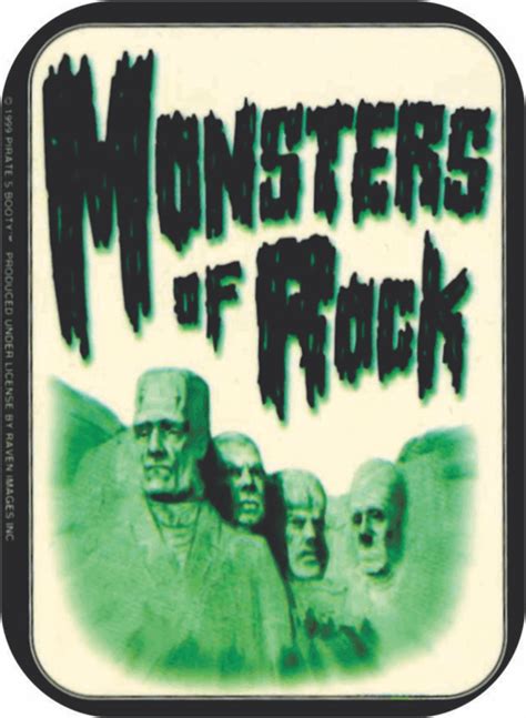 Monsters Of Rock - Mini Sticker Clearance - 2" X 2 3/4"