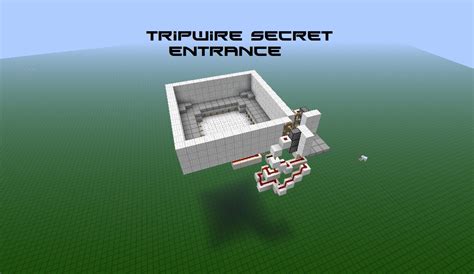 Minecraft - Tripwire secret entrance Minecraft Map