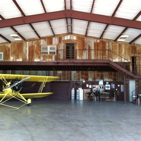 Hangar with Waco Metal Shop Building, Home Building Design, House Design, Airplane Hanger House ...